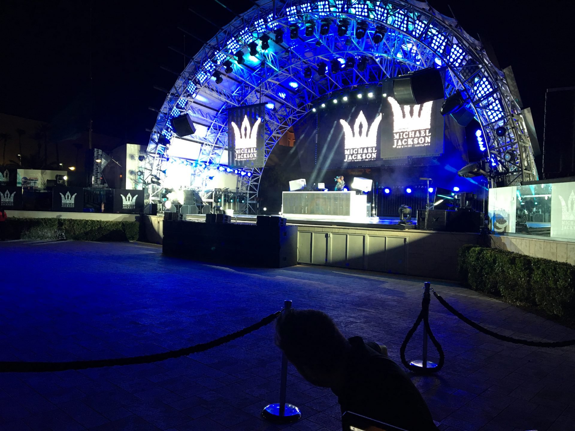 Stage view Michael Jackson Diamond Celebration