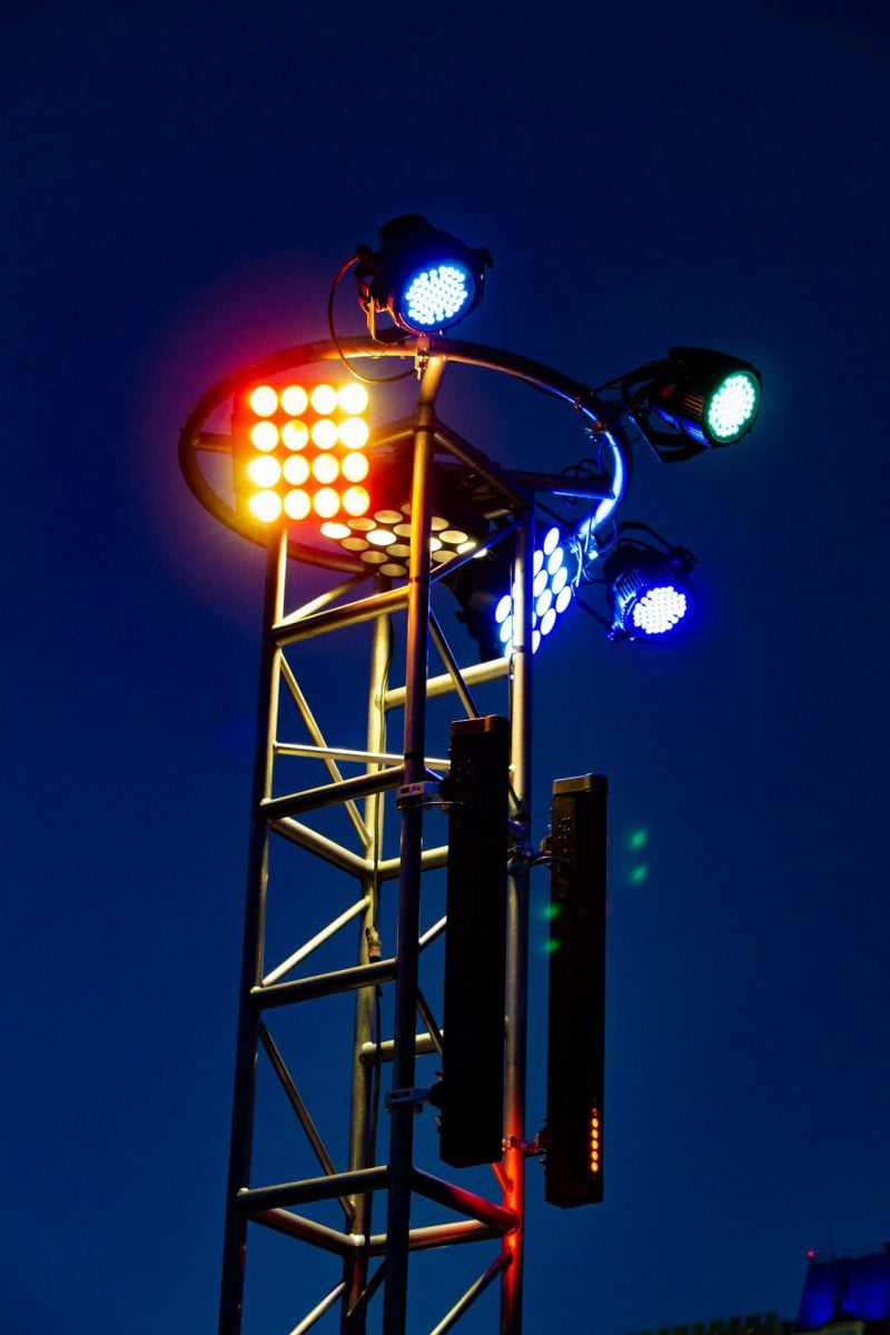 Rock n Roll Marathon Luxor Stage Lighting Tower