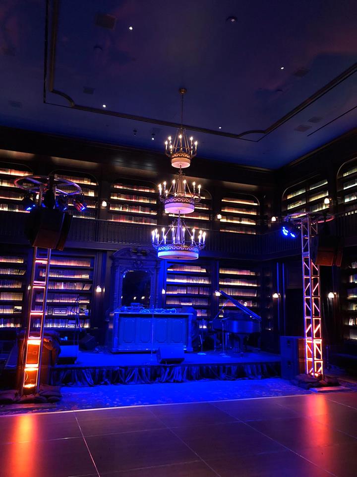 AV Vegas Staging and lighting for Nomad Restaurant and Bar Grand Opening