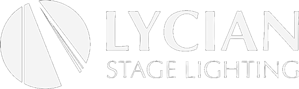 Logo Lycian Stage Lighting (white)
