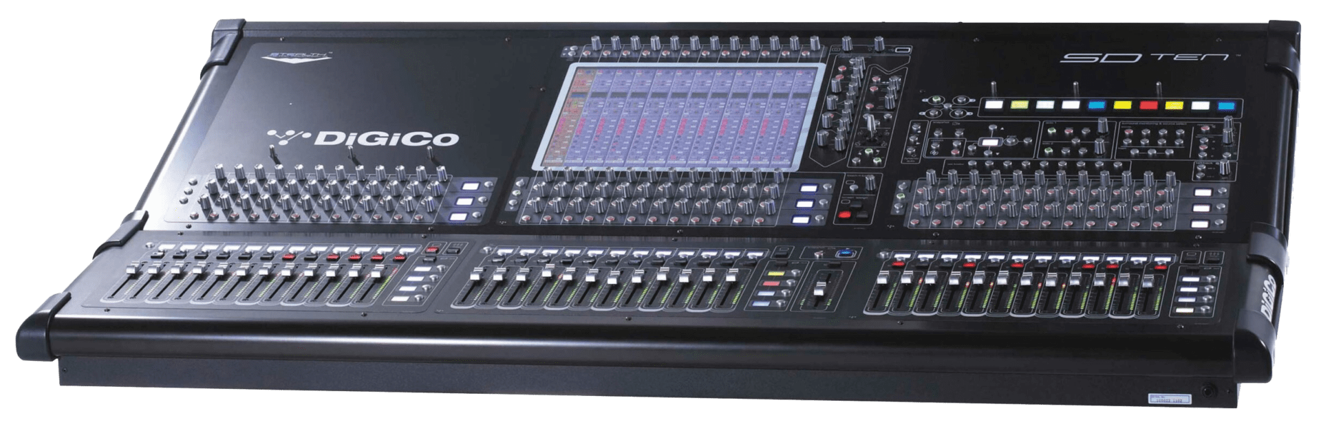 Front View of DigiCo Audio Console
