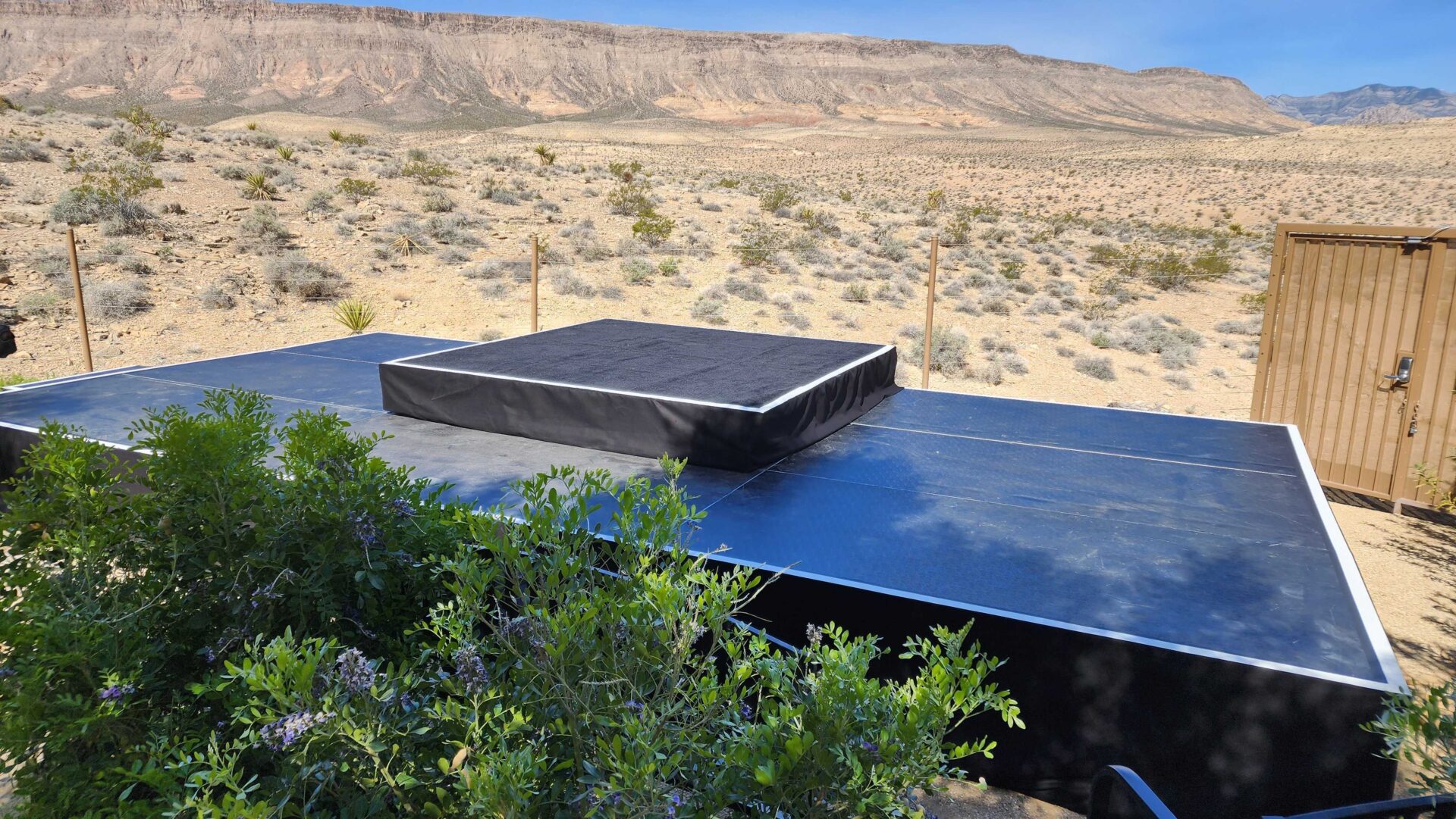 outdoor stage Southern Nevada desert 