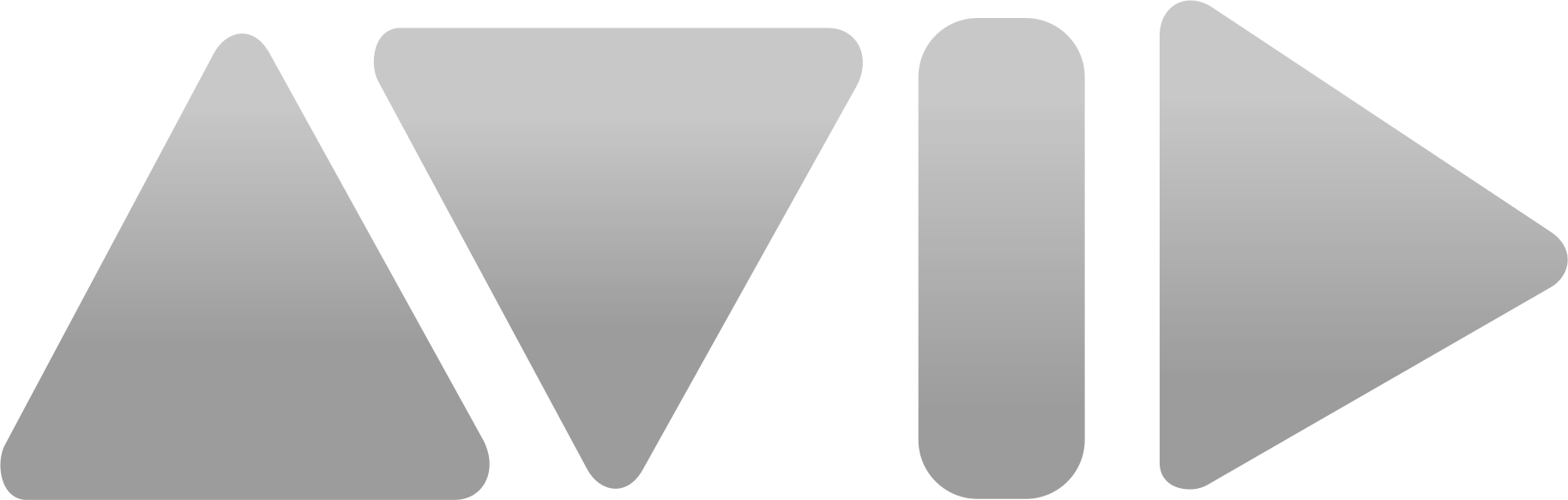 Avid logo white