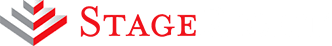 StageRight logo red/white