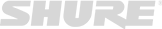 Shure logo grey